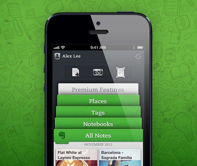 Evernote 5 for iPhone
