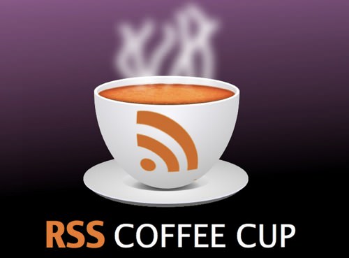 rss coffee cup icon